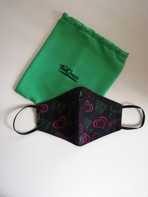 Tapabocas Amorosa (3 Capas-Talla S)